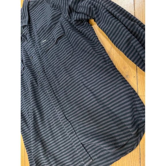 Shirt Hurley Stripped Button Up - Picture 2 of 6
